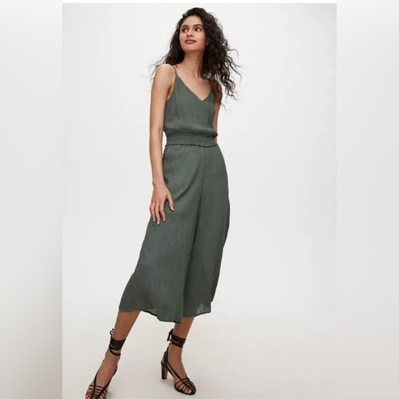 Aritzia Women's Wilfred Irene Wide Leg Jumpsuit Size XSmall (c5) - Picture 1 of 16